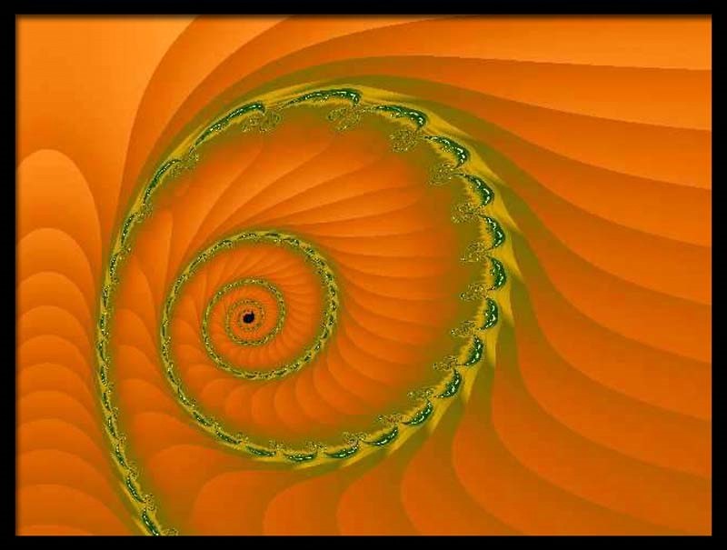 swirl in orange