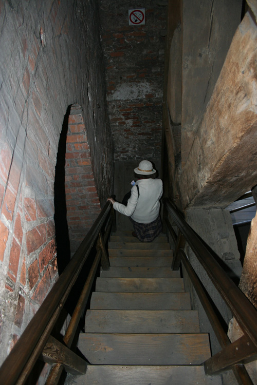 Stairs on tower