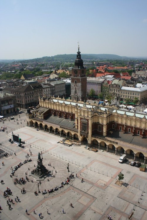 Main Market Square - view from the tower of St. Marys Basilica