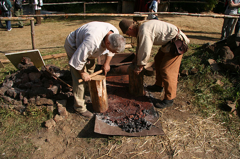 Crumbling of iron russet