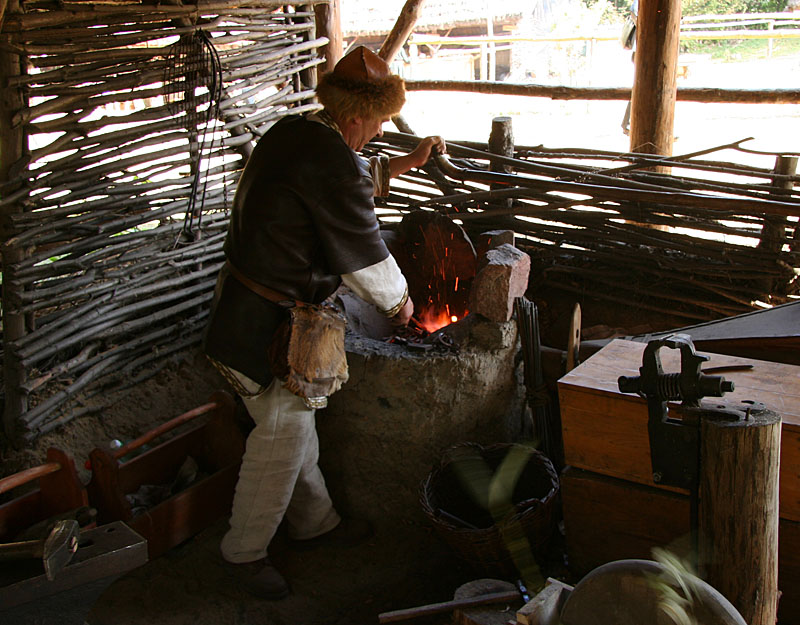Blacksmiths stand