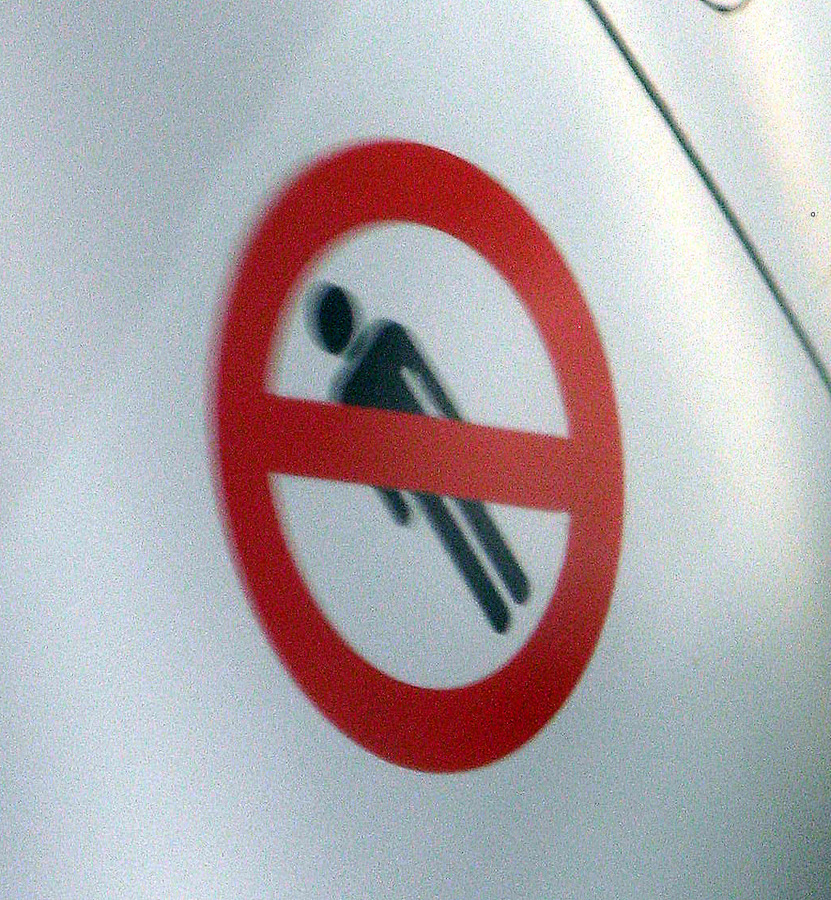 no stick man allowed