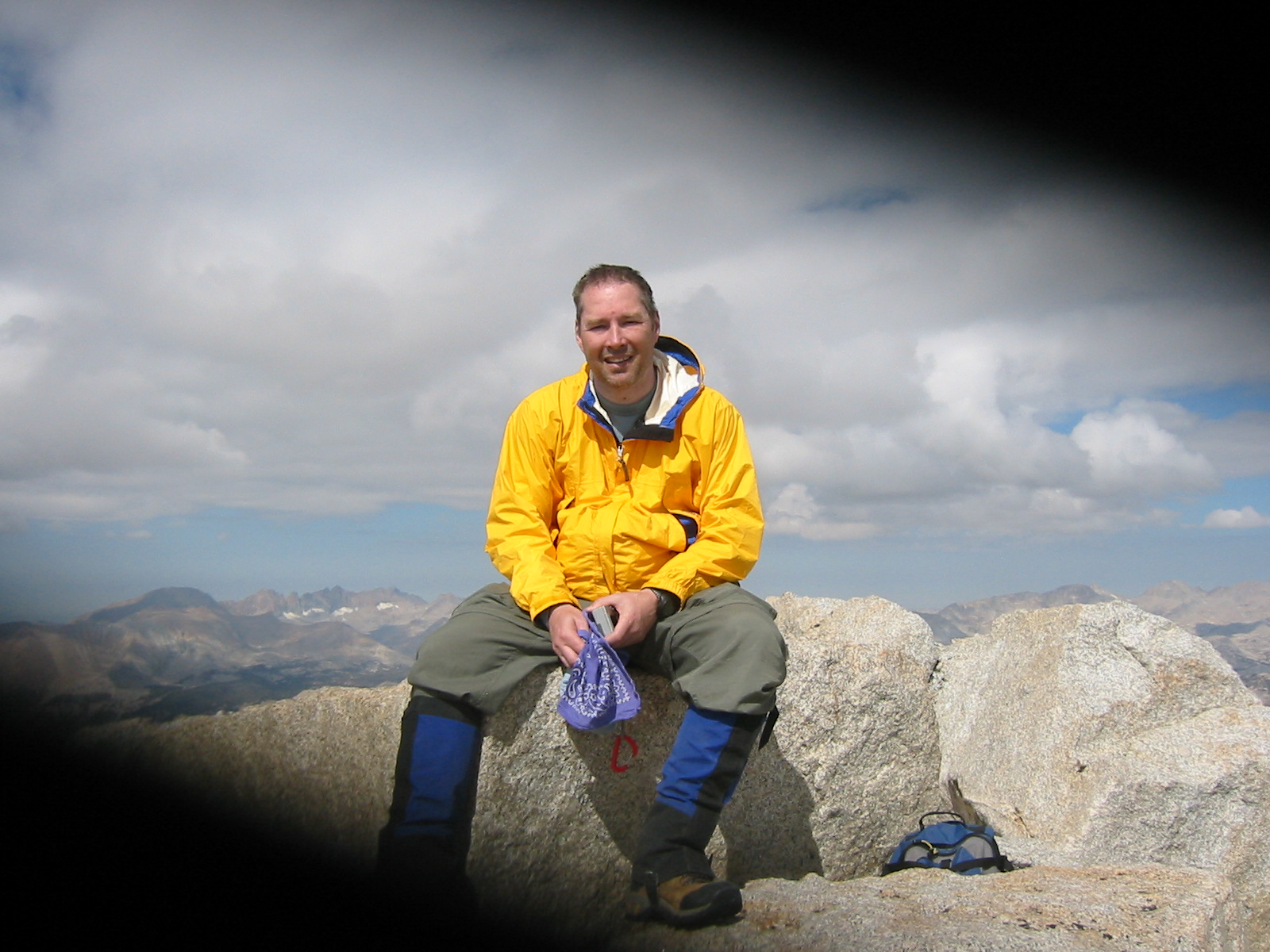 Bud on the Summit of Mt. Russell