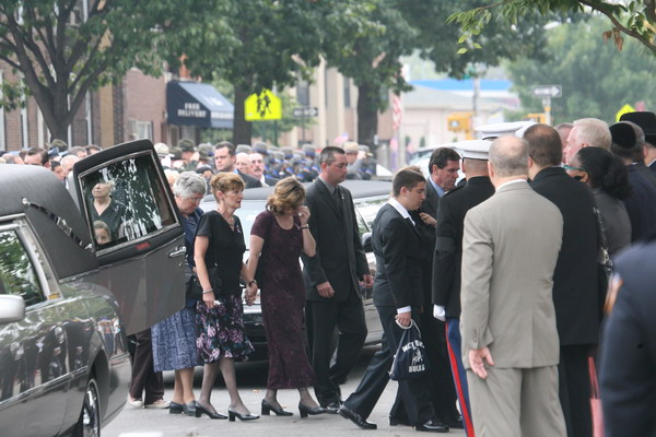 family leaving the Limo
