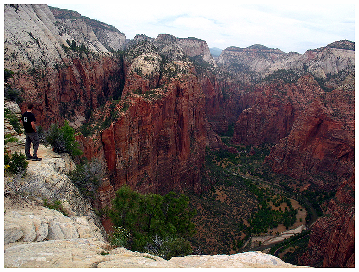 Steve on Angels Landing