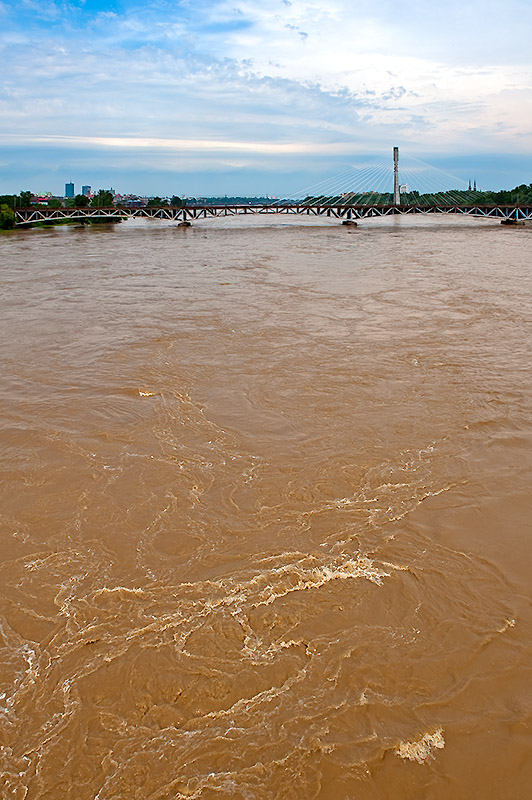 Flood Wave On Vistula River