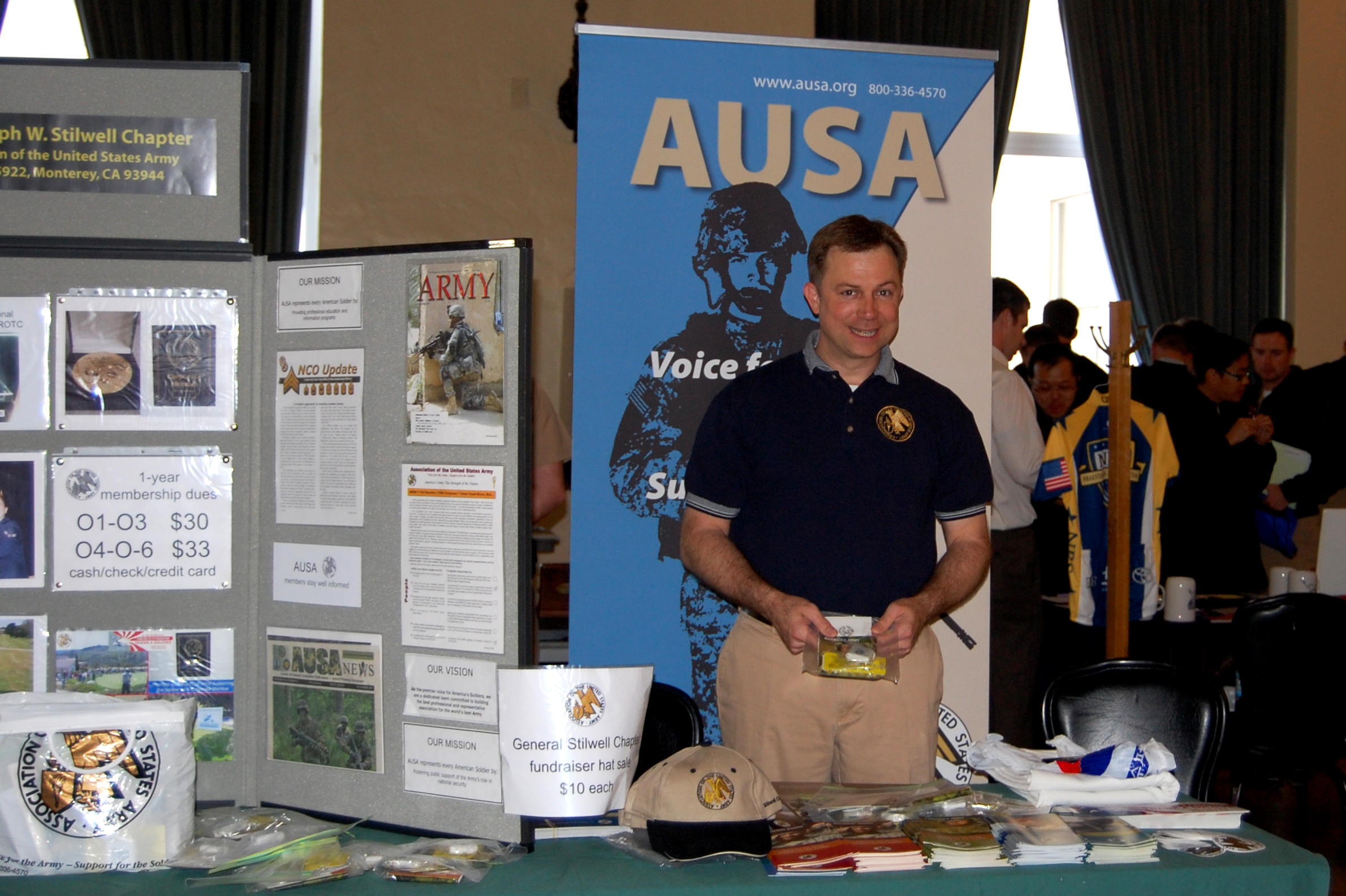 AUSA Chap Pres at NPS orientation