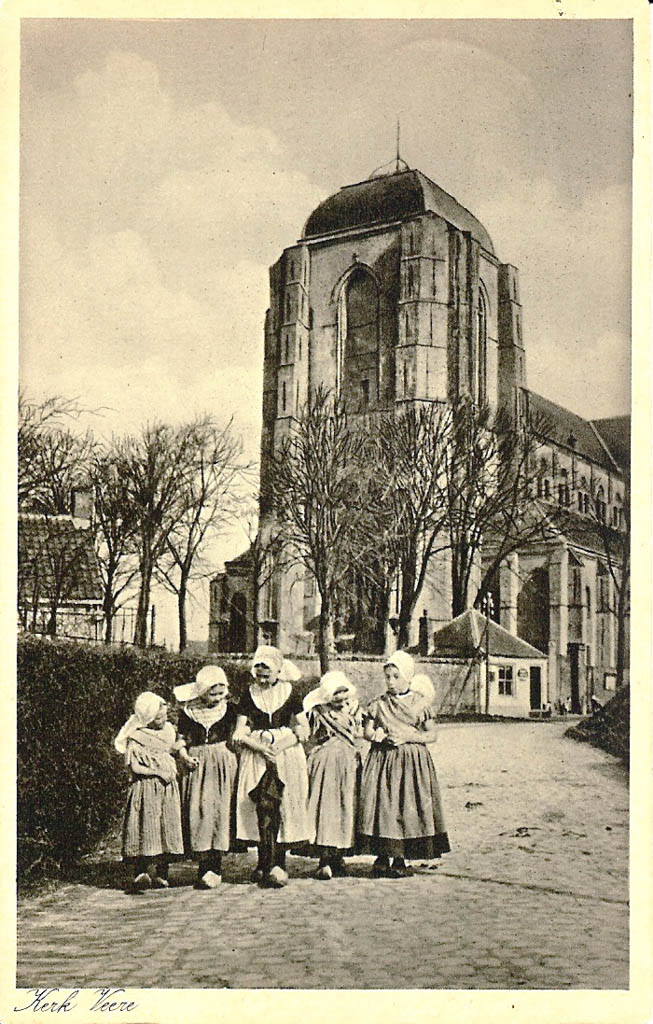 Veere, NH Grote kerk, circa 1930