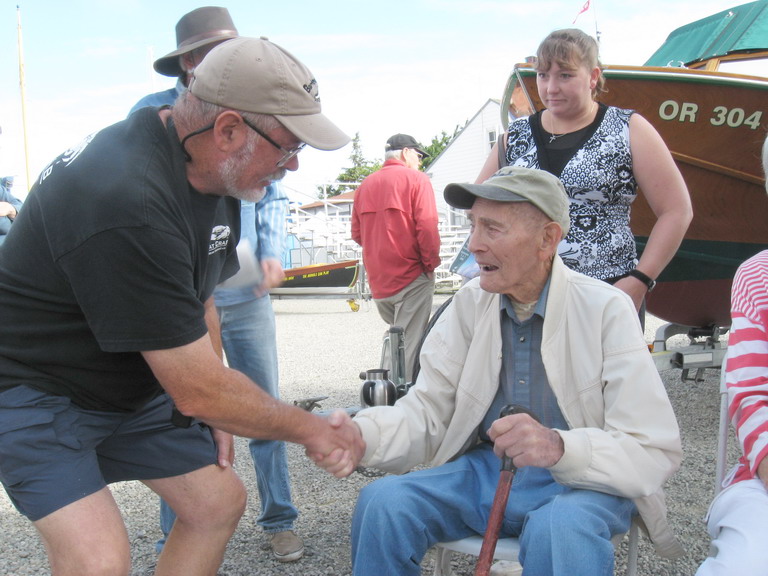 A chance to shake Georges hand; something to remember for a long time.