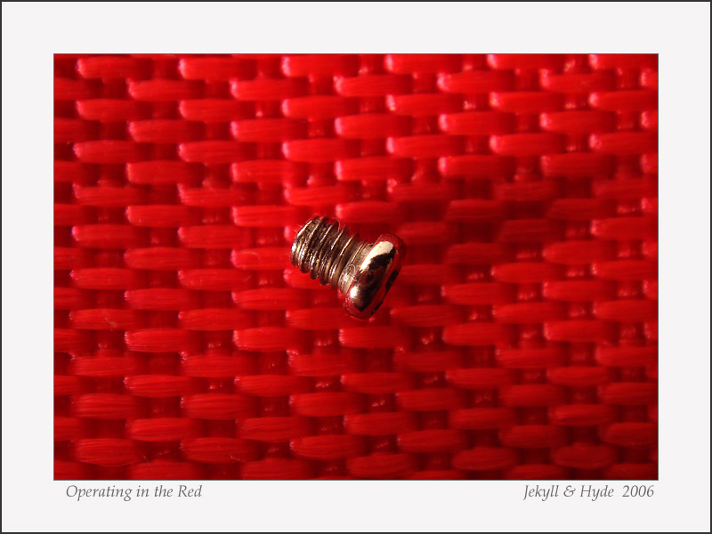 Operating in the Red