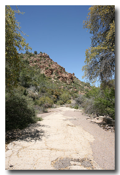 Abondoned Road Through Devils Canyon