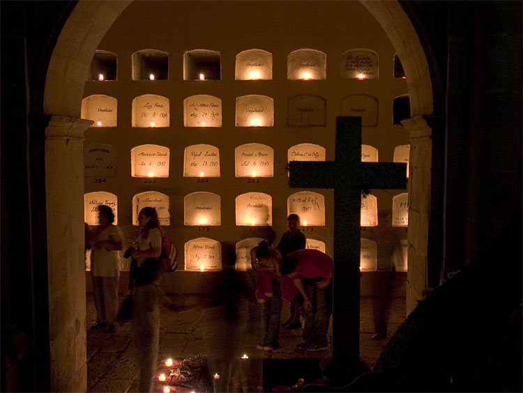 Crypts, San Miguel Cemetery, Oaxaca.