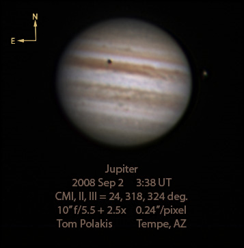 Jupiter: September 2, 2008