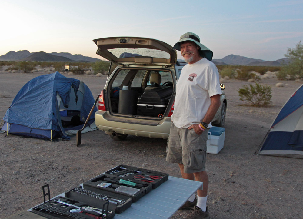 Wayne Thomas--Astronomy teacher at Mesa Community College.  Lots of  tools! Are you going to build a telescope?