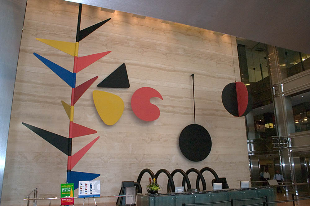 Calder embellishes Sears Tower Lobby with The Universe