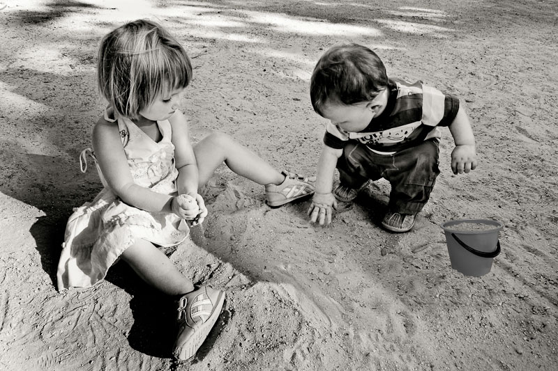 Jeu de sable