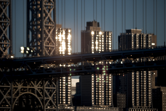 George Washington Bridge and Flare