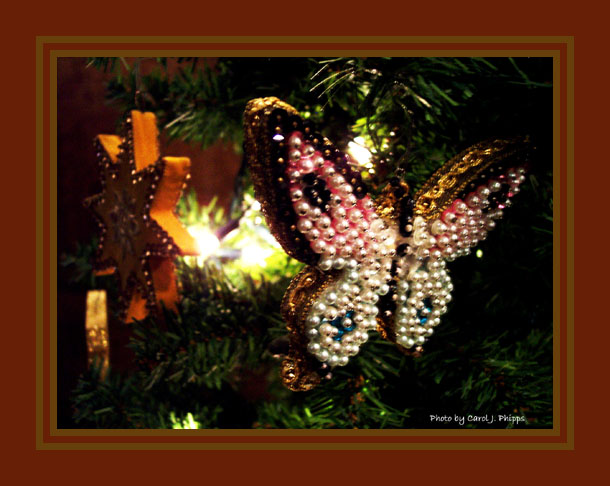 Crismons on the Christmas Tree.