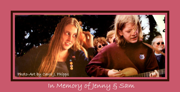In Memory of Jenny and Sam.