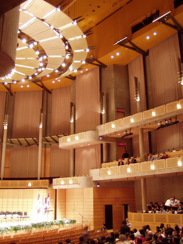 Inside the Chan Centre