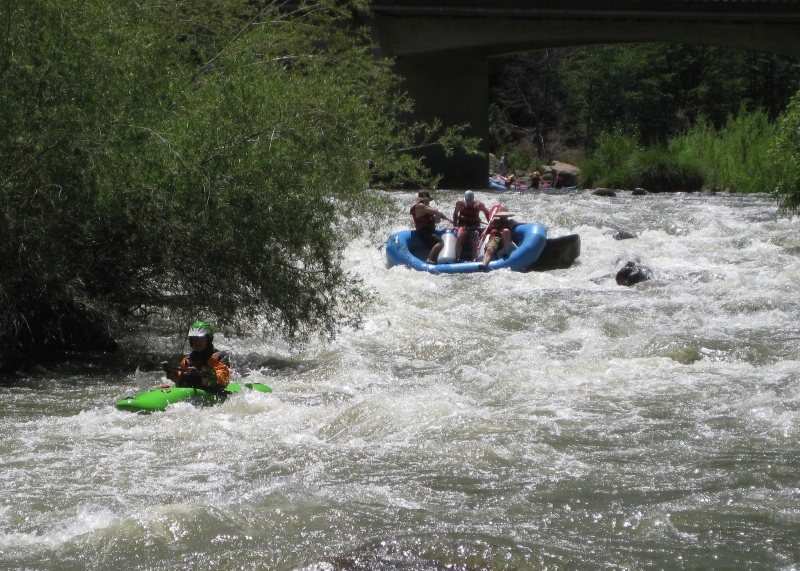 Carnage: A Raft and Three Young Guys Hung on a Rock at Mothers