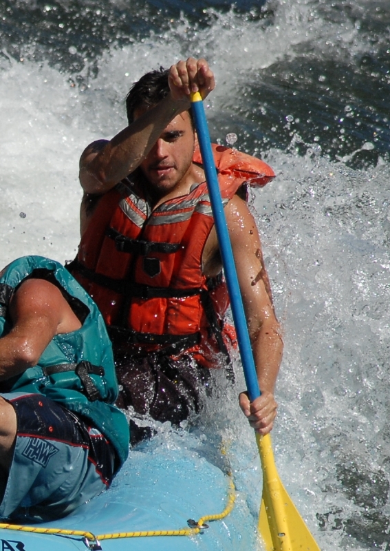 Fernando Ramirez on the American River Gorge