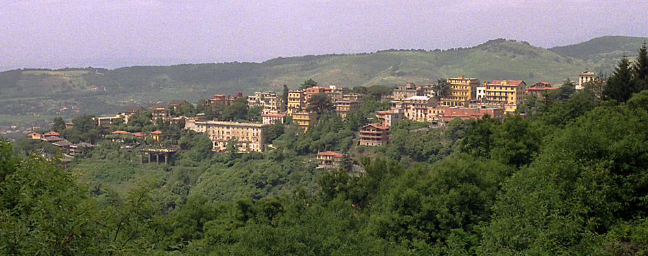 Village seen from Nemi