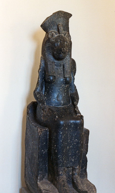 This represents Goddess Anuket of Aswan around 1600BC
