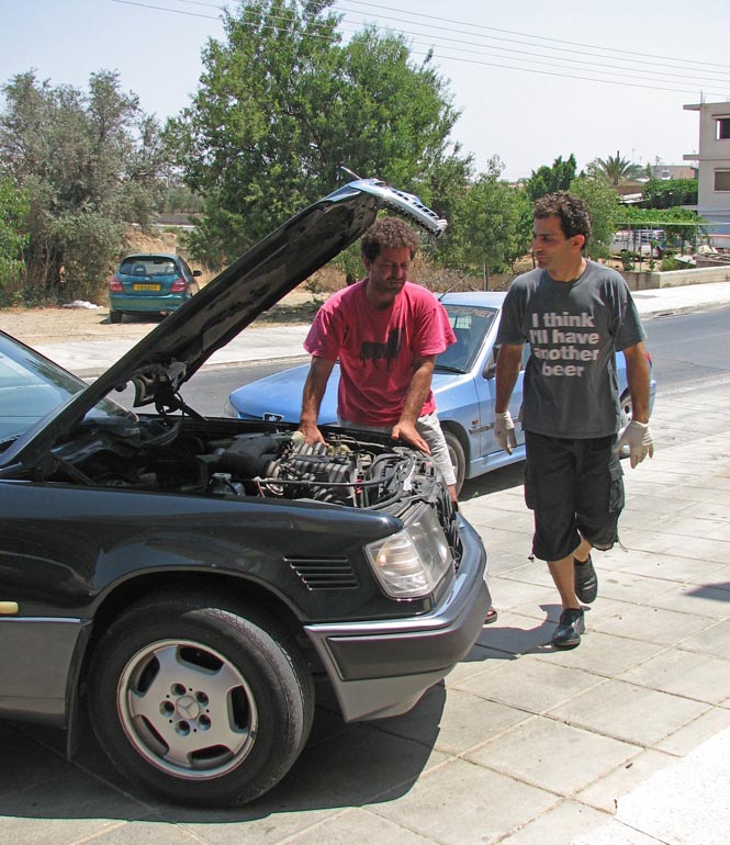 Breakdown near Nicosia