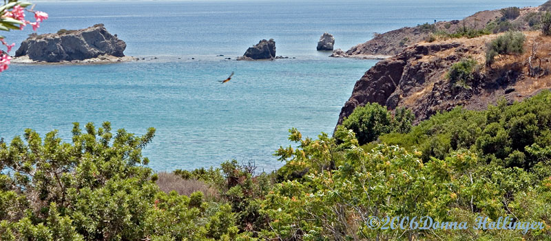 The sea near the Baths of Aprhodite