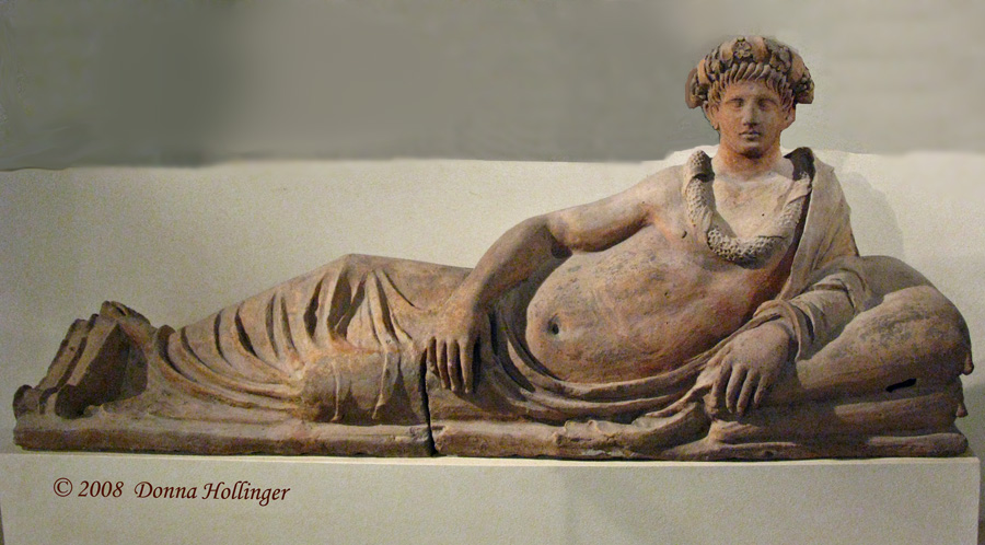 Etruscan Sarcophagus Sculpture