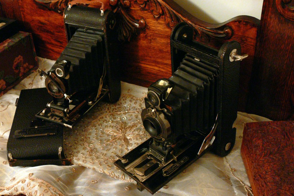 Antique cameras