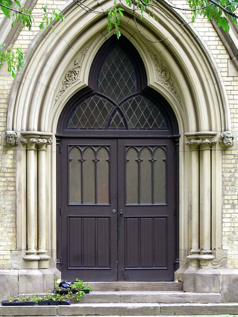 The doors at St. James Cathedral, Toronto