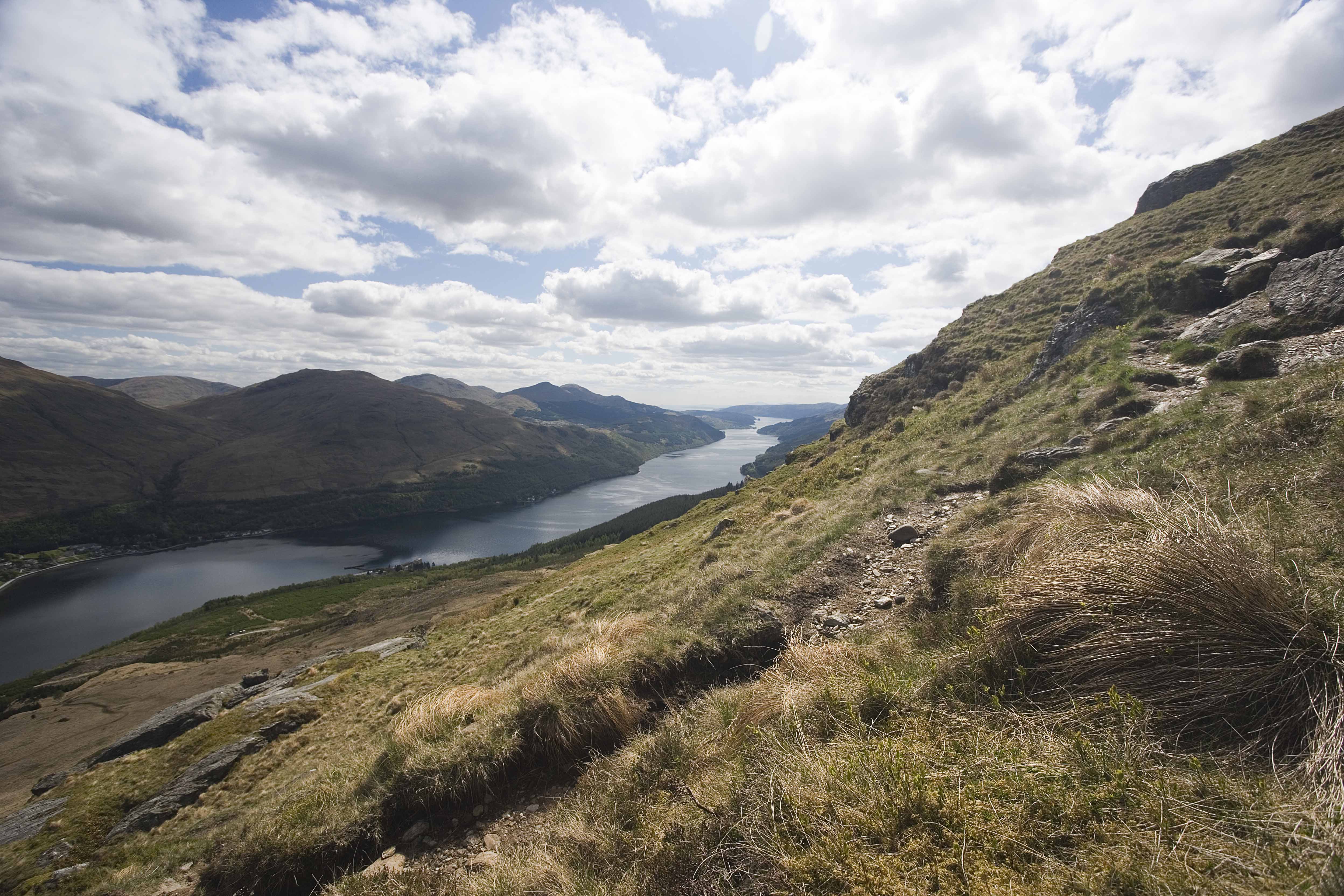 The view south down Loch Long