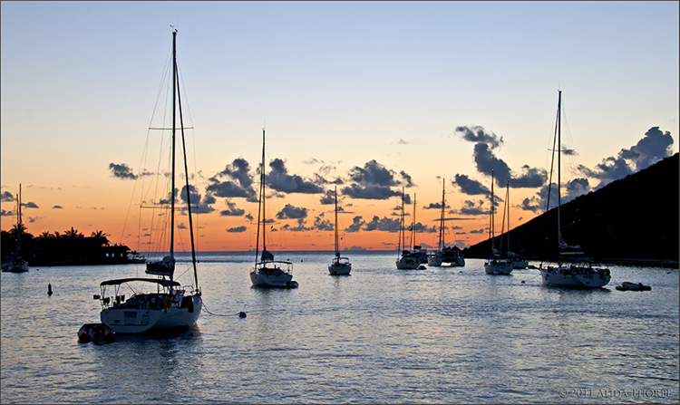 Saba Rock Sunrise