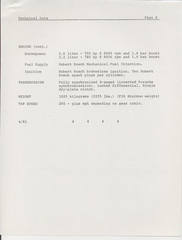Penthouse Momo 935 Technical Data continued