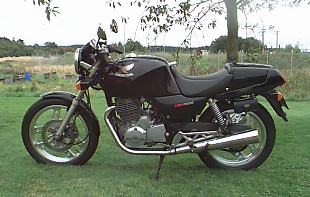 Honda  XBR500G  reg. no. E349  MMT.