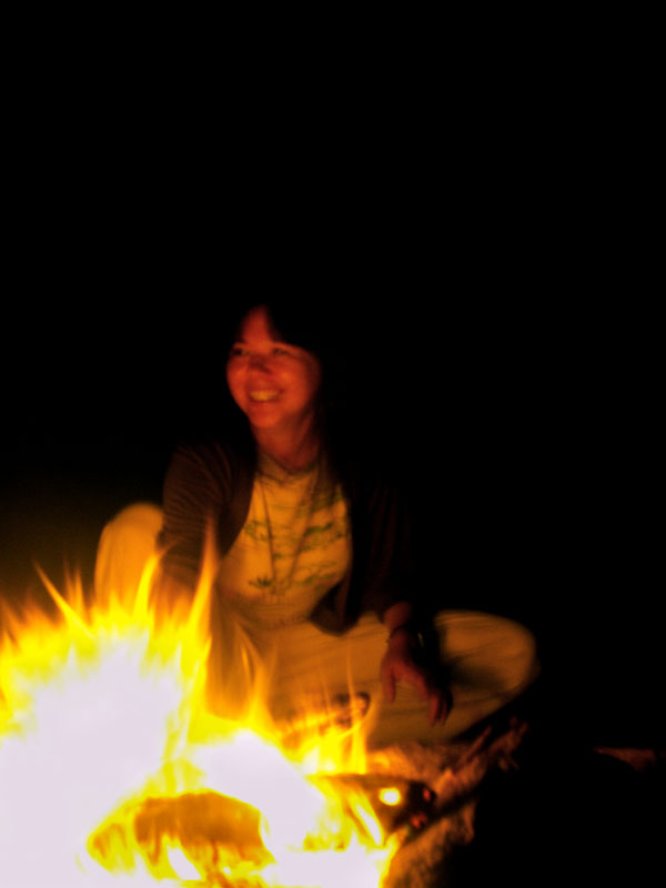 Danielle by the Fire
