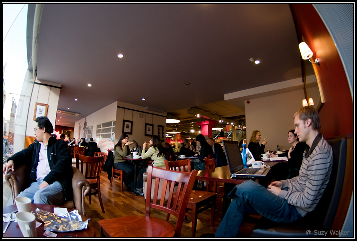 Inside Paperchase Nero, Goodge Street