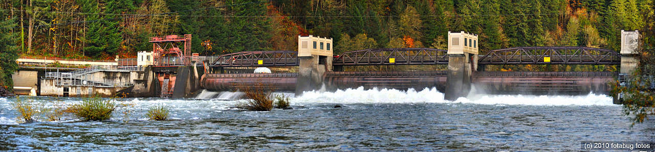 Leaburg Dam Panorama