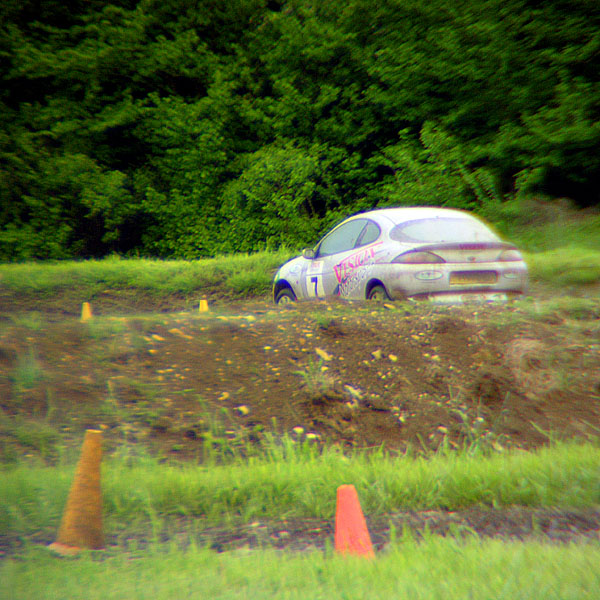 Entering the chicane