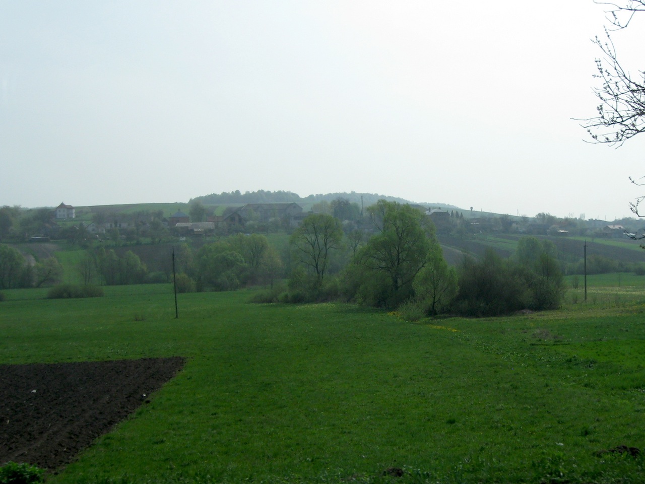 but the countryside is green and lush as we approach Rohatyn this Spring