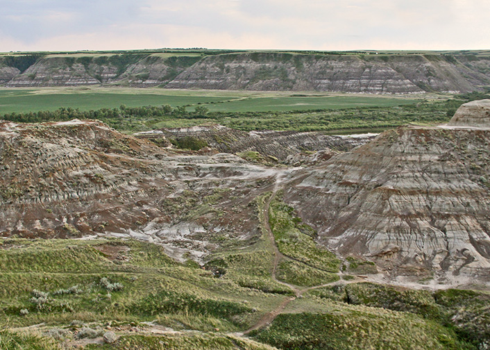 Horseshoe Canyon, north of Drumheller