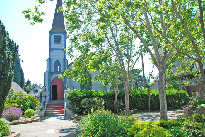 old/early Benicia Episcopal church