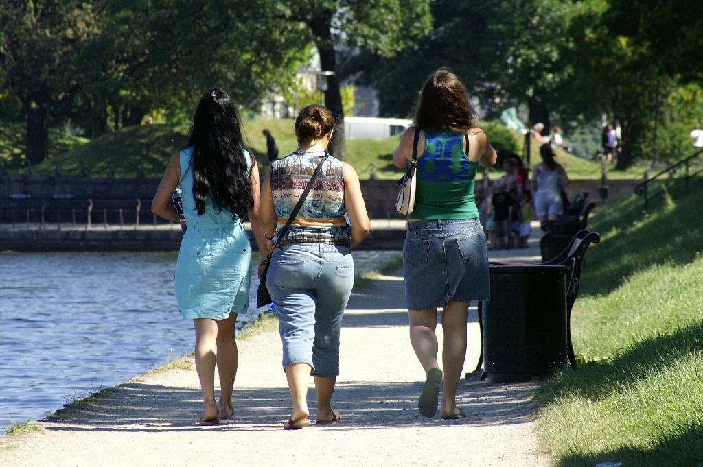 Three friends in Copenhagen