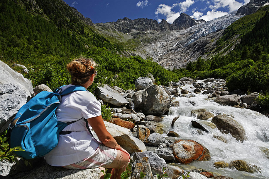 Le glacier du Trient