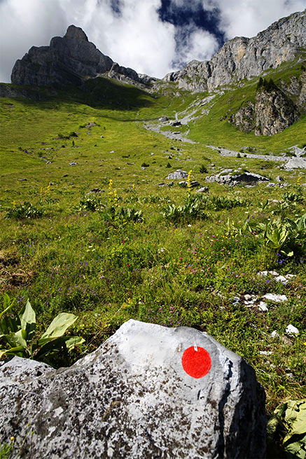 Vers les aiguilles de Varan