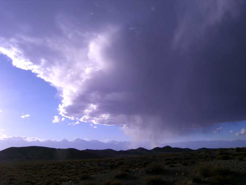 A nice rainstorm developing