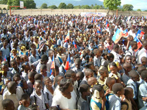 Inauguration of new school outside Haiti's capital