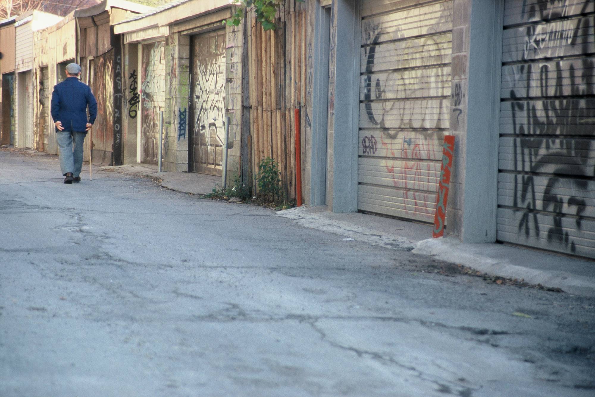 on the way to church - just down grafetti alley